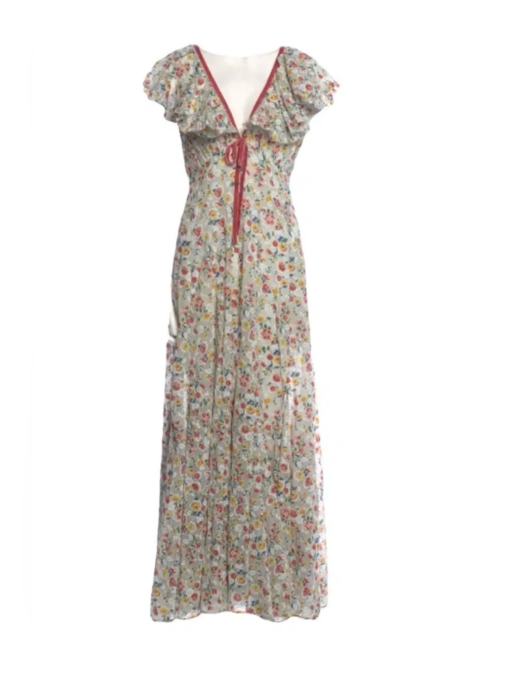 Doen Audette midi floral dress